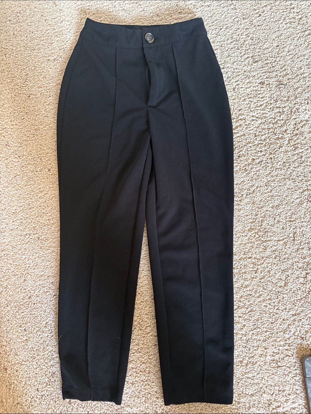 SHEIN Black Straight-Leg Women's Dress Pants
